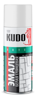 Эмаль универсальная KUDO KU-1001 белая глянцевая