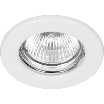 Светильник потолочный встраиваемый MR-16 G5.3 белый, DL10