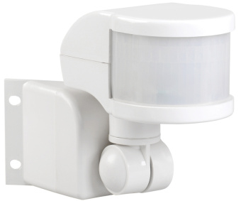 Датчик движения ДД 018В белый, макс.нагруз.1100Вт, угол обз.270град., дальн-ть 12м, IP44 (упак.12)