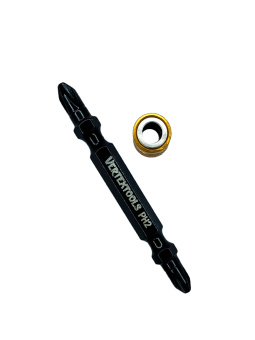 Бита PH 2*65 мм двухсторонняя VERTEXTOOLS БТ-PH2-65-2 2 шт