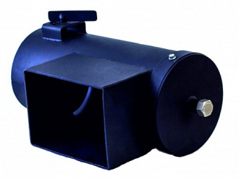 Переходник с шибером ф150 (прямоуг/круг) для котла "Сибирь-КВО" 12кВт