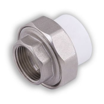 Муфта полипропиленовая разъём.(американка) с ВР 50x1 1/2" (32/2)