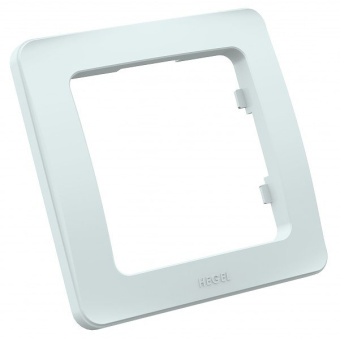 Рамка одноместная MASTER, цвет белый (упак. 50)