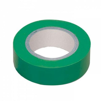 Изолента 0,13х15 мм зеленая 20 метров ИЭК (упак.200/200)