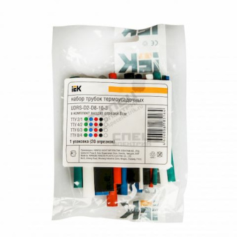 Набор ТТУ 2/1, 4/2, 6/3, 8/4 З, С, К, Ч, Б 20х8см/упак IEK (упак.600/20)