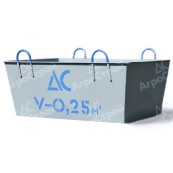 Ящик каменщика V-0,25 м3 металл 3 мм