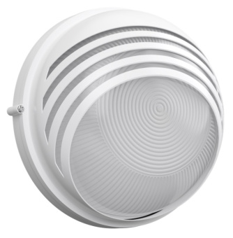 Светильник НПП1107 белый/круг ресничка 100Вт IP54  ИЭК