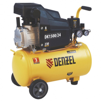 Компрессор пневматический 1500 Вт 230 л/мин 8 бар DENZEL DK1500