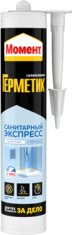 Герметик санитарный Момент Экспресс прозрачный 280 мл