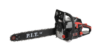 Бензопила PIT 2200Вт/2,8л.с, 45см, 52см³, хром.цил., легк старт маслонасос