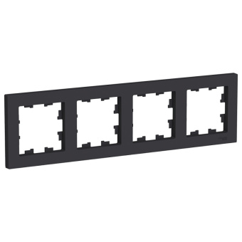 Рамка 4-пост. универсальная, карбон ATLASDESIGN (упак.5)