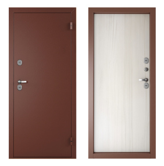 Дверь НОРД ТЕРМО 2050*980*R Шале снежный антик серебро