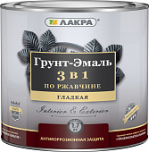 Грунт-эмаль 3 в 1 Лакра зелёный 1,7 кг