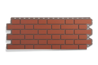 Фасадная панель Кирпич клинкерный красный 1,22*0,44м