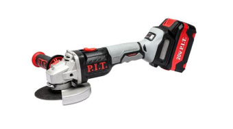 Машина шлифовальная PIT PWS20H-125D/1 аккум. 20В, 125мм, 1*4А/ч
