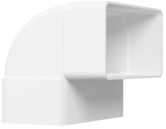 Колено плоское вертикальное 55*110 т/у