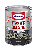 Грунт-эмаль 3 в 1 по ржавчине Диола-520 чёрный 5 кг