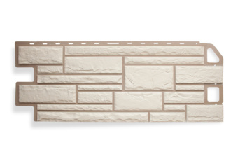 Фасадная панель Камень белый 1,14*0,48м