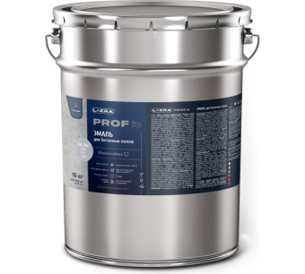 Эмаль для бетонных полов быстросохнущая Лакра 15кг PROF IT Серое окно RAL 7040