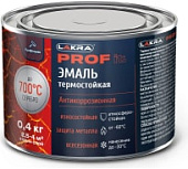 Эмаль термостойкая антикоррозионная Лакра PROF IT до 700С серебристый 0,4кг