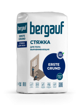 Стяжка с армирующими волокнами Bergauf Erste Grund, 25 кг