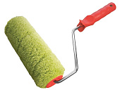 Валик 240 мм PROFI Фасадный полиакрил зелёный бюгель 8 мм ворс 18 мм d 58 мм