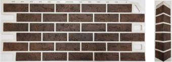 Фасадная панель Кирпич рустикальный-06 1,13*0,47м