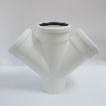 Крестовина 110/110/110 угол 45 (10) белая ДИГОР