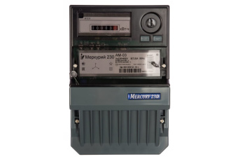 Счетчик Меркурий 230 AM-03  3ф. Тр/5А кл.0,5S 220/380в