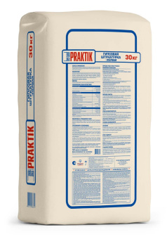 Гипсовая штукатурка Первая Bergauf Praktik, 30 кг