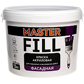 Краска акриловая универсальная MasterFILL фасадная 13кг