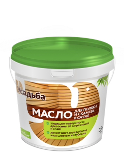Масло для полков и скамеек в сауне У-216 евроведро 0,5кг