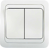 Выключатель СП 2-кл.  белый 2023-W CLASSICO ASD (упак.200/10)