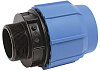 Муфта компрессионная с наружной резьбой 32x 3/4" ПНД (75)