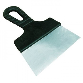 Шпатель 40 мм с черной ручкой нержавеющая сталь 311-0040