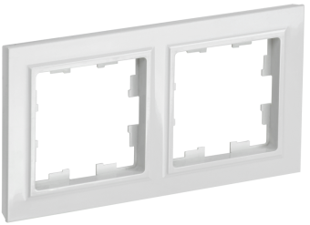 Рамка СП 2-мест. РУ-2-БрБ бел. BRITE IEK