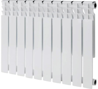 Радиатор алюминиевый Оазис ЭКО (РОССИЯ) 500х96 10 секции