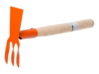 Мотыжка комбинированная 35см с дер.ручкой  STARTUL GARDEN ST6094-03