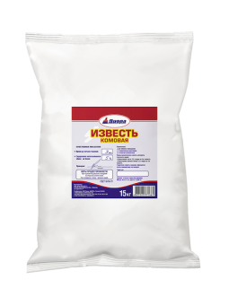 Известь комовая отборная, 15 кг