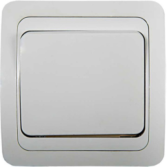 Выключатель СП 1-кл. белый 2021-W CLASSICO ASD (упак.200/10)