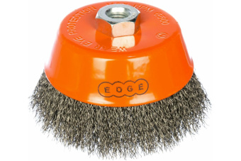 Щетка для УШМ 125 мм М14 чашка гофрир. Проволока EDGE by PATRIOT 813010004