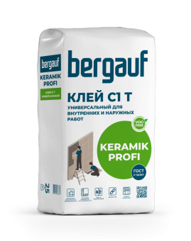 Универсальный клей Bergauf Keramik Prof, 25 кг