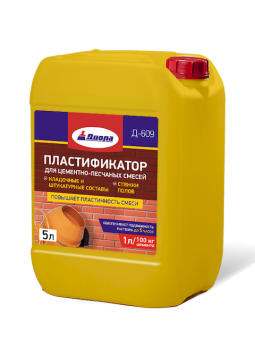 Пластификатор для цементно-песчанных смесей Диола-609, 5 л