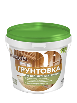 Грунтовка по ДВП, ДСП, OSB, фанере под окраску Усадьба-415 1 кг