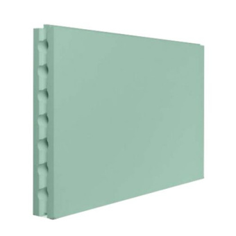 Плита гипсовая пазогребневая влагостойкая ВОЛМА 667x500x80 мм