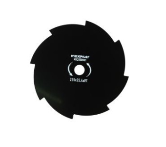 Диск для триммера 255*25,4*1,25 мм MAXPILER MX2550801