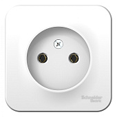 Розетка ОП 1-мест. без з/к без з/ш изол.пл. 16А, 250В, белый BLANCA (упак.18)
