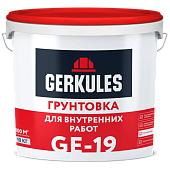 Грунтовка для внутренних работ Геркулес GE-19 10 кг ведро