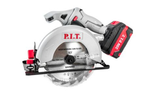 Пила дисковая аккумуляторная PIT PKS20H-165A/1 20В, 165 мм