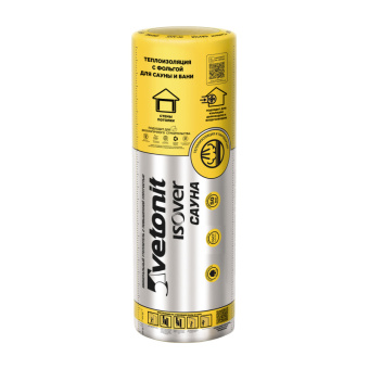 Vetonit (isover) Рулон 041 Сауна 12500*1200*50